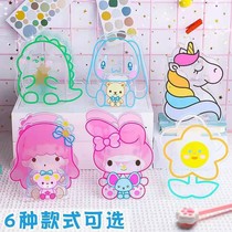 Acrylic pen holder Office desktop student desk pen holder simple fashion creative cartoon furniture writing case