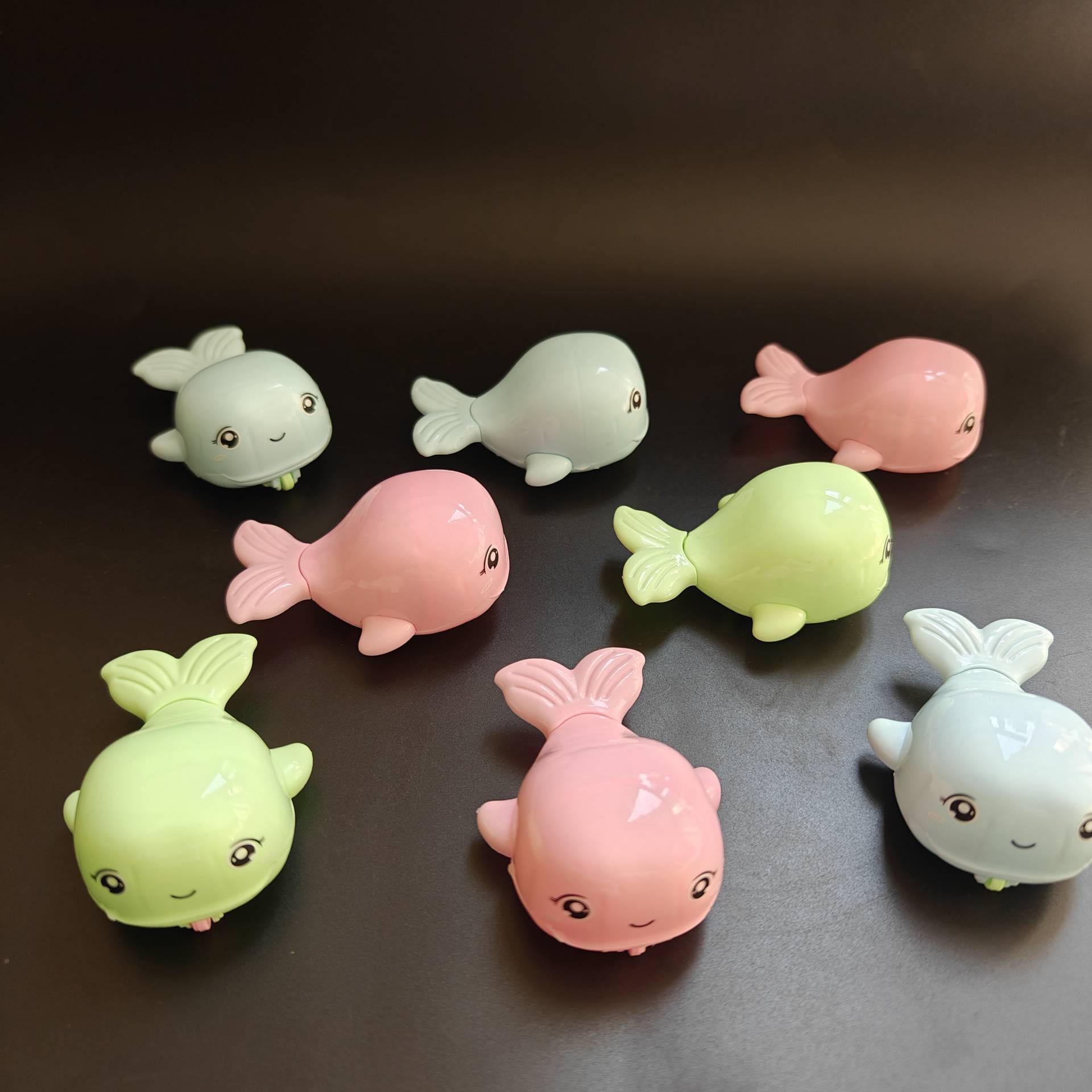 【3-6区】7.6cm回力海豚 2000/箱7.6厘米回力海豚玩具可爱小动物模型玩具地摊儿童玩具1元货源批发