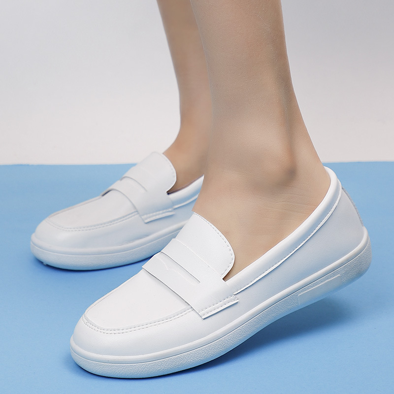 Flat nurse shoes, women's summer casual and comfortable soft-soled white shoes, anti-slip and breathable, special medical work shoes wholesale Application Scenario