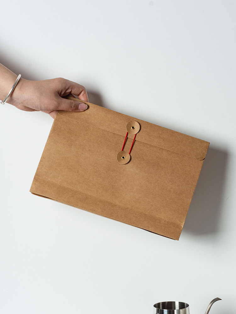 Ear-hanging coffee packaging boxes, hand-held kraft paper bags, tea packaging boxes, biscuit, bread, pastry and wedding candy packaging boxes pic 7