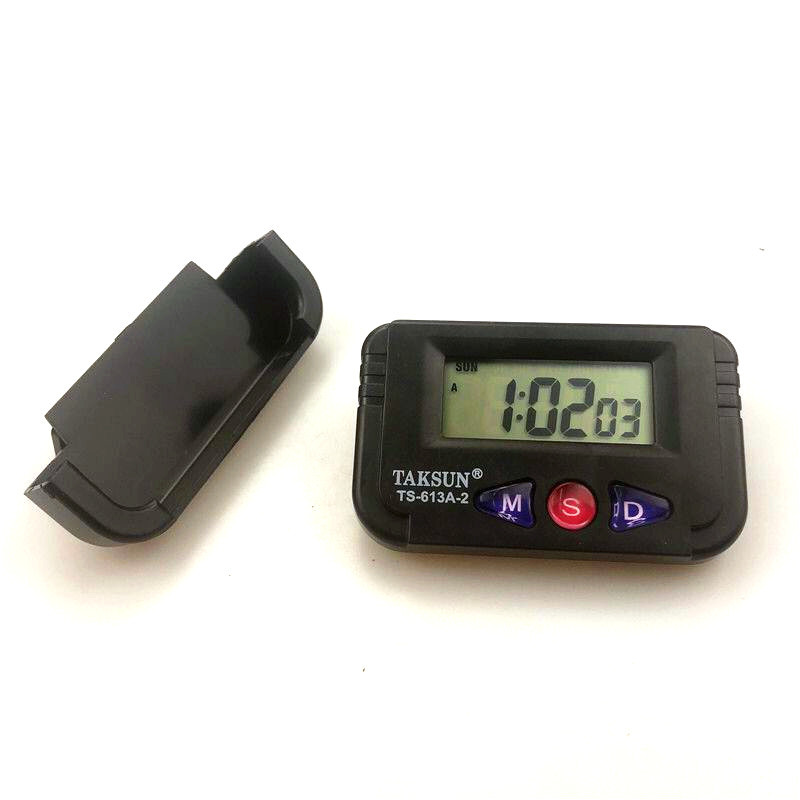 TS-613/LED显示/电子表双面胶/汽车时钟表细节图