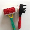 Pet cleaning and grooming tools: Plastic pet double-sided brush, double-sided brush, pet comb, cleaning and grooming, massage comb Item Picture