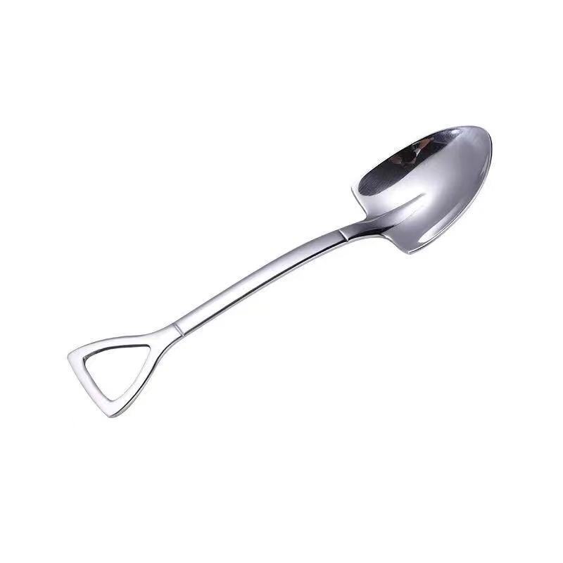 Manufacturers Wholesale Watermelon Spoon Creative Stainless Steel Tableware Spoon Ice Cream Scoop Spade Scoop Creative Watermelon Spoon Item Picture