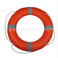 2.5kg聚乙烯塑料应急成人救生圈 船用救生装备防汛抗洪用品救生圈白底实物图