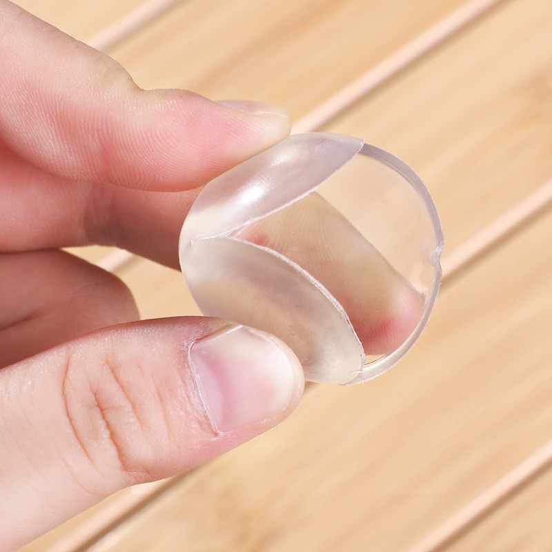 桌角透明防撞角玻璃包角保护套儿童防磕碰桌子硅胶护角包边贴加厚细节图