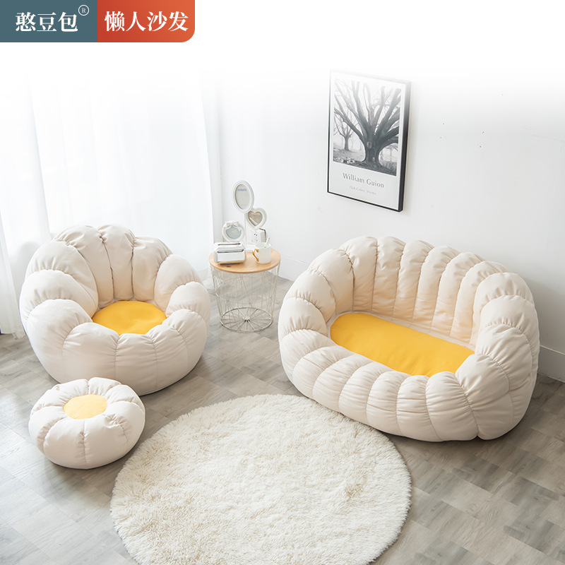 New pumpkin double lazy sofa bean bag tatami network red Tik Yin small apartment leisure balcony lazy chair thumbnail