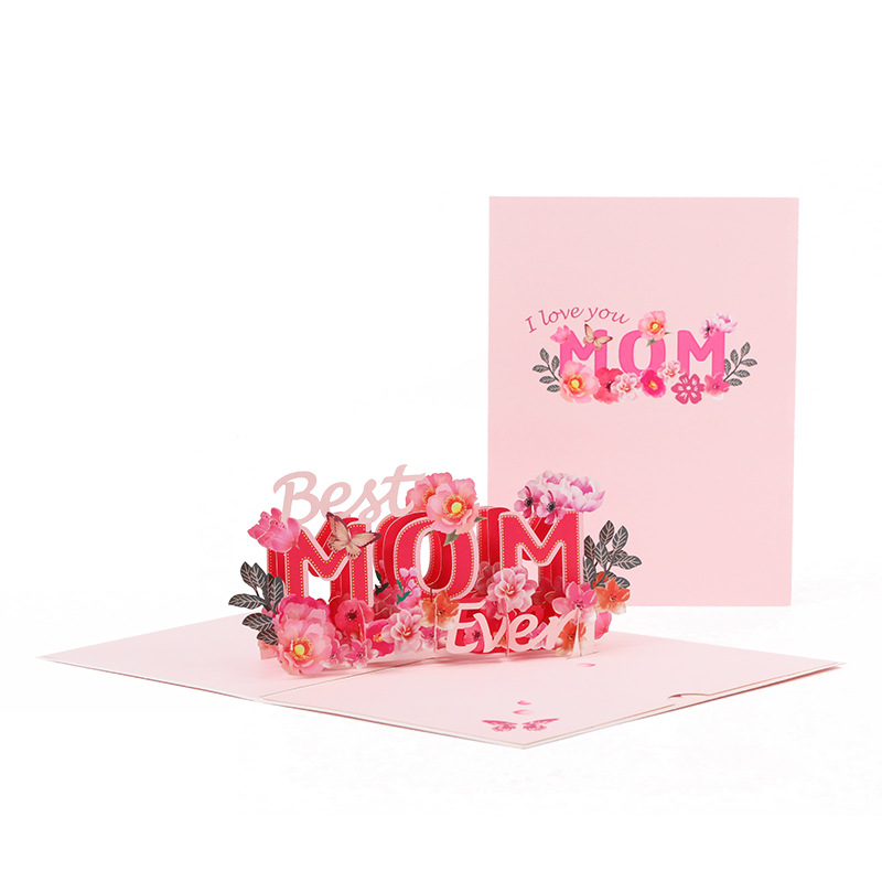 母亲节贺卡3d立体纸雕小卡片送妈妈创意礼物感恩祝福贺卡跨境批发详情图5