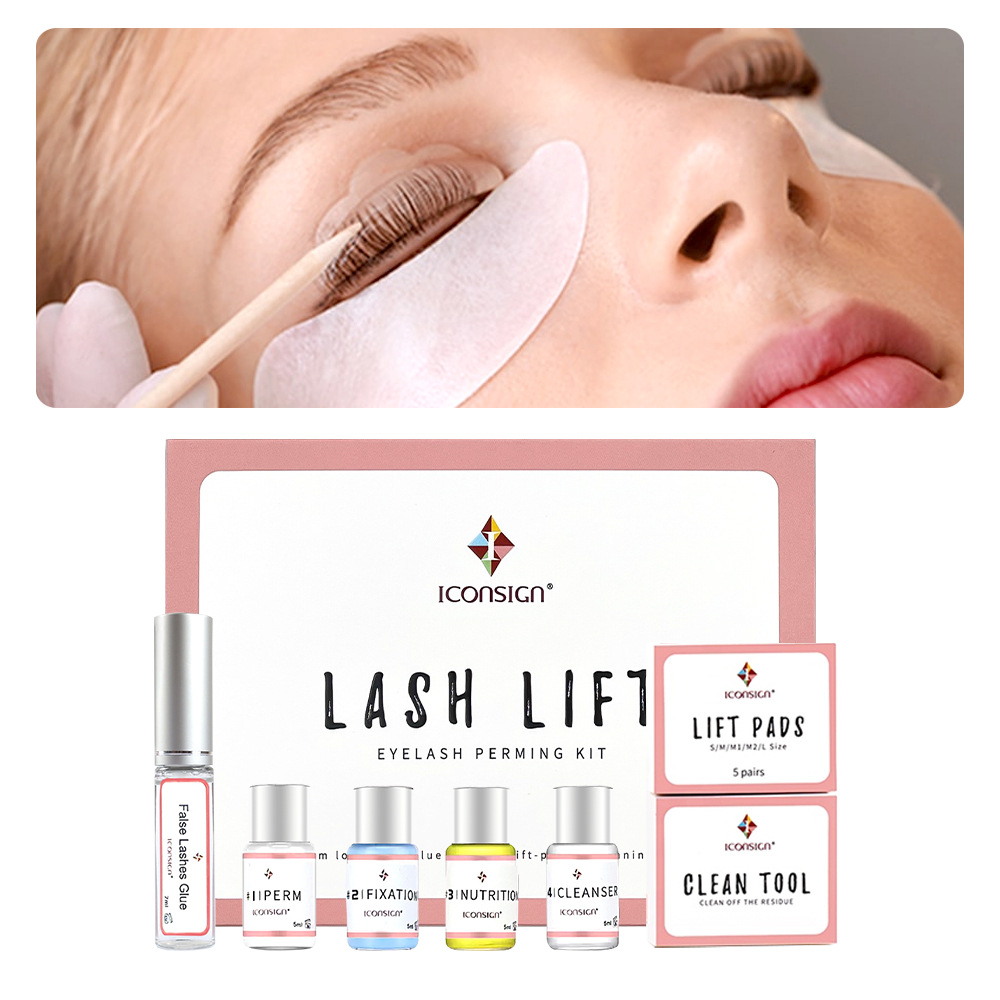 Cross-border ICONSIGN Simple eyelash perming tool, long-lasting curling keratin eyelash perming set manufacturer Application Scenario