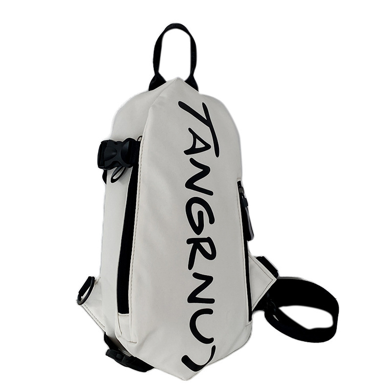 New Large Capacity Men And Women Commuting Single Shoulder Crossbody Bag Simple Lightweight Multi-Functional Chest Bag Running Sports Riding Bag Item Picture