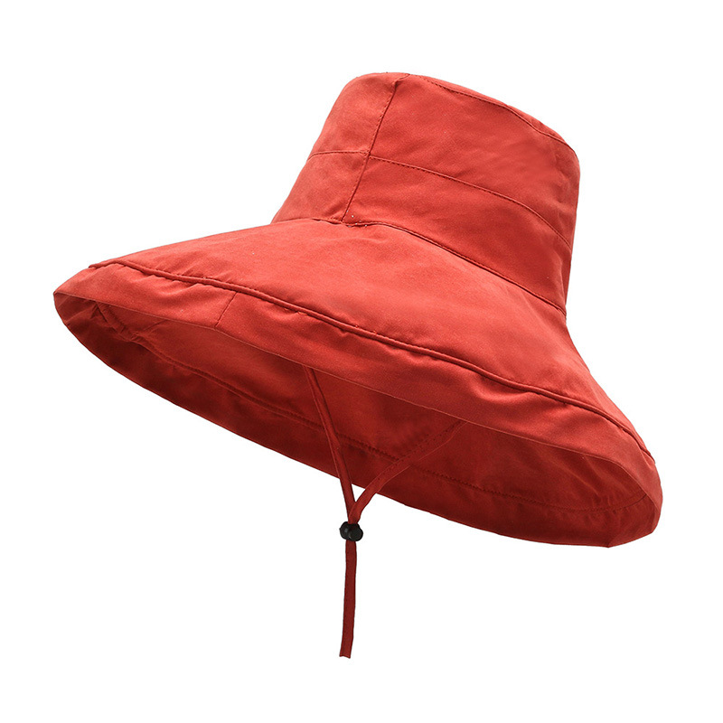 The popular oversized brim sun hat, summer hat, new style sun hat, women's UV protection fisherman hat, casual sun hat Application Scenario