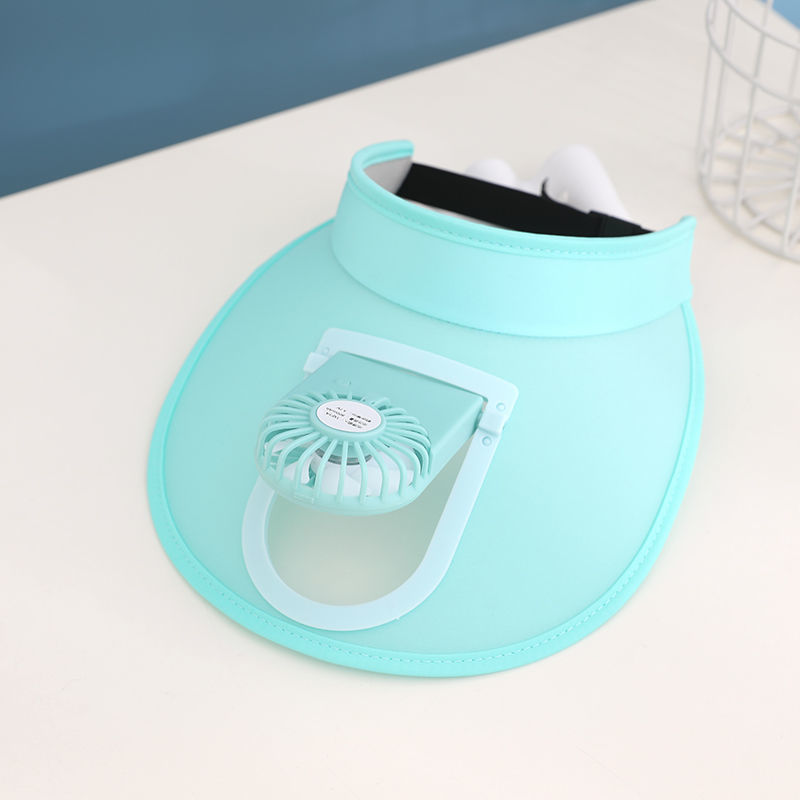 New fan cap, air top, breathable, USB charging cool cap Item Picture