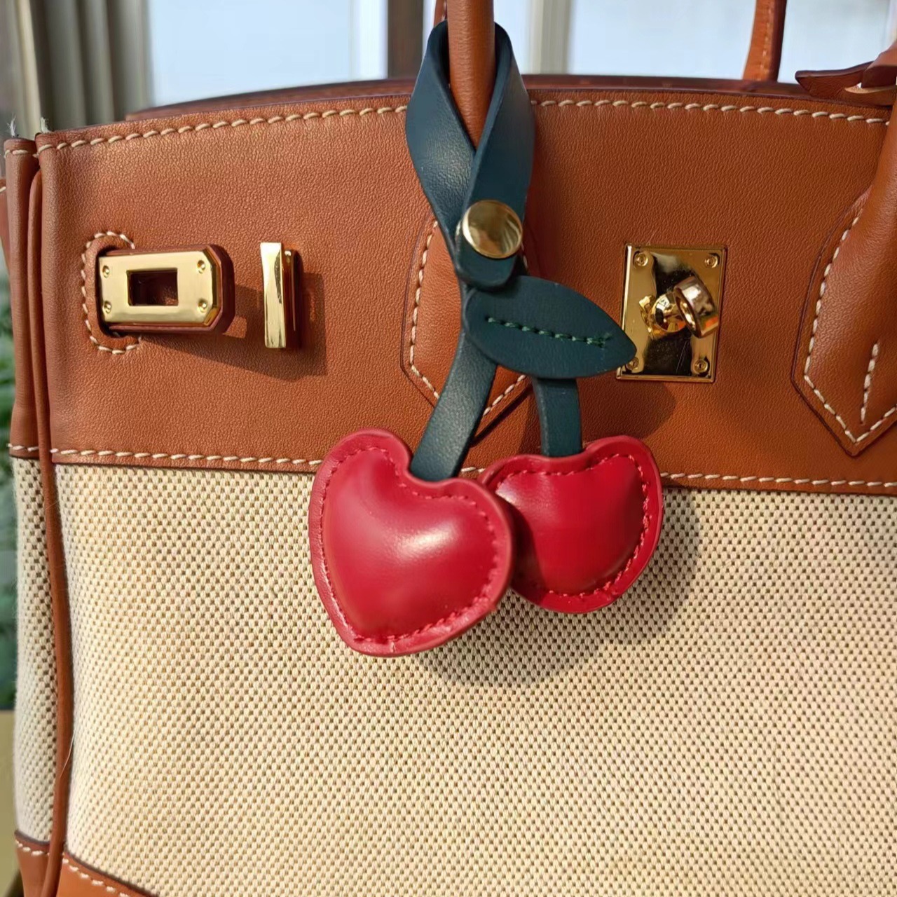 New bag accessories, PU cherry summer bestsellers details Picture