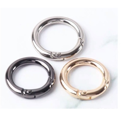 Metal Ring Spring Buckle Ring Buckle Circle Buckle Key Ring Open Ring Bag Buckle Bag Accessories Hardware Hook Buckle
