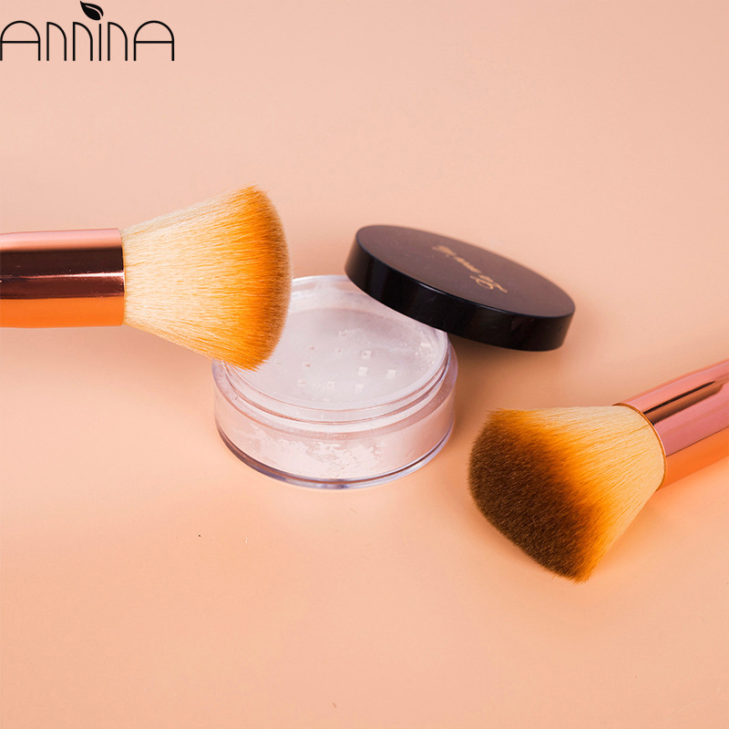 Fine flash acrylic brush handle, single makeup brush, diamond loose powder brush, blush brush, portable and portable beauty tools in stock Specification image