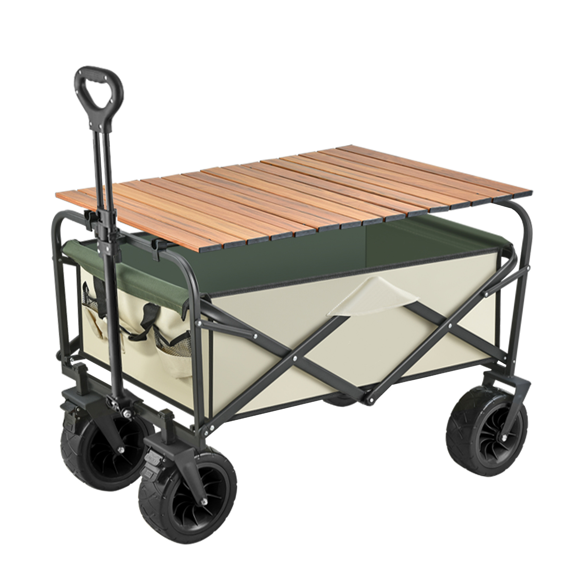 Zhengqi Outdoor Camping Cart, portable folding cart, camping cart, lightweight grocery shopping camping cart Item Picture