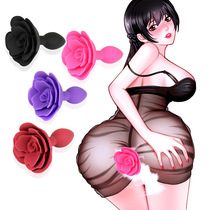 sm silicone rose anal plug sex masturbator for men and women female sex toys adult sex toys