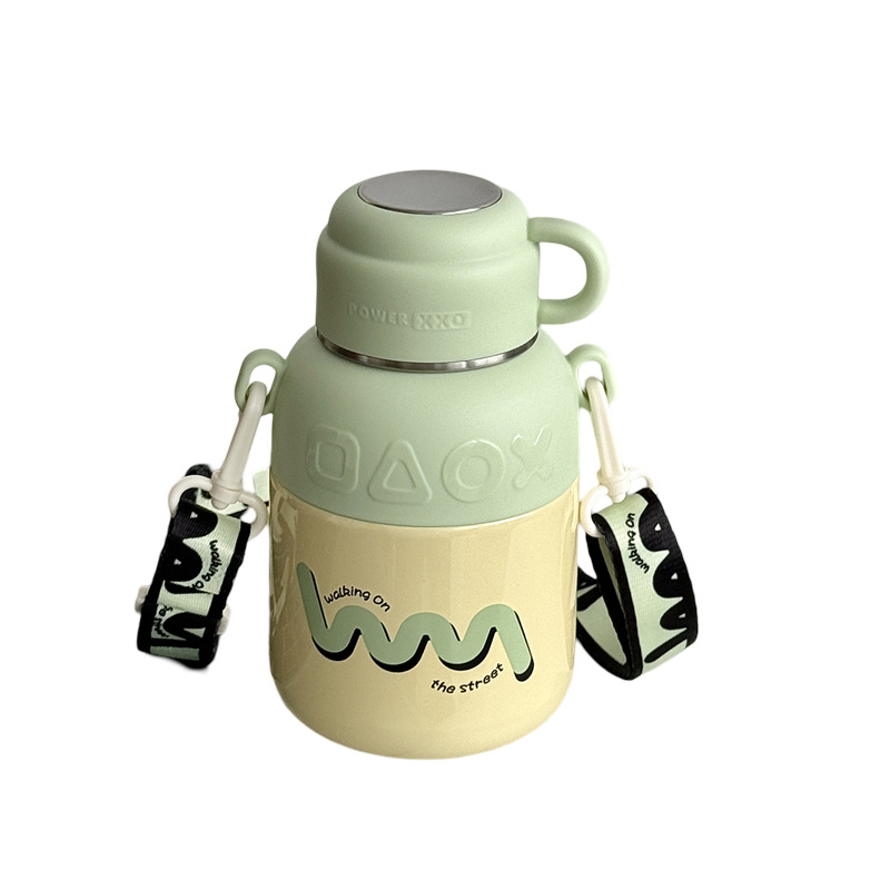 Stainless steel insulated cups, large-capacity household insulated flasks, student thermos flasks, travel car water cups, portable cups Item Picture