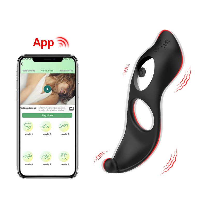 APP Egg ring Vibration Lock Ring Resonance sex toys, exercise ring adult products full figure