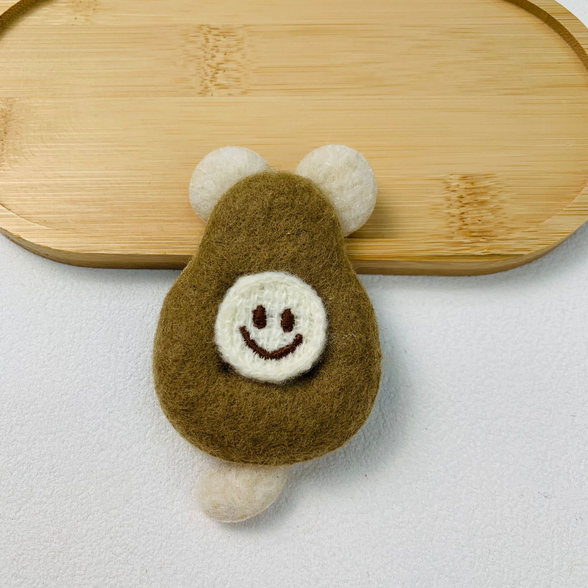 New cute smiling face plush flower DIY hair accessories, Korean-style handcrafted hair bands and hair strings, handcrafted accessories wholesale pic 11