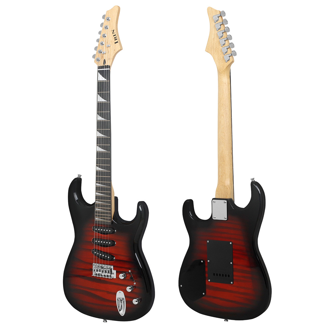 Export 38-inch electric guitar set, 24-piece ST electric guitar for beginners, electric guitar for beginners, guitar instruments Item Picture