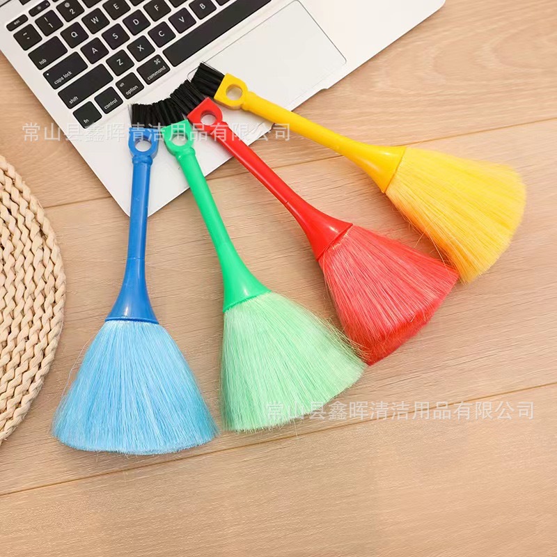 Brush both ends: computer brush, desktop brush, car screen brush, keyboard brush, cleaning tools, feather duster, dust duster, feather duster