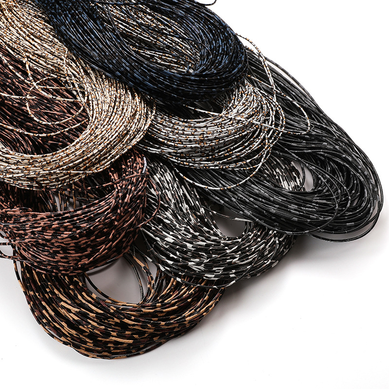 3mm粗PU圆皮绳多功能绳服装辅料绳子手工线材手链项链绳V1013