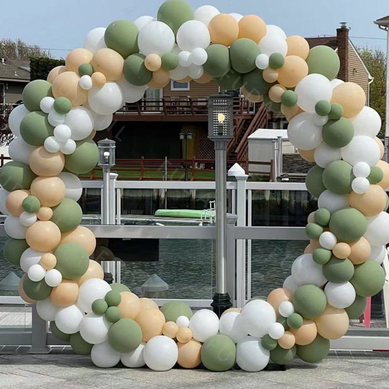 Cross-Border New Blue Macaron Latex Balloon Birthday Decoration Balloon Chain Set Holiday Supplies Application Scenario