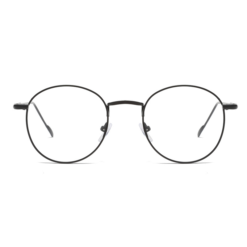 2021新款金属眼镜架平光镜 跨境变色防蓝光男女同款 一镜两用详情图3