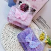 Cross-border children's bags: Cute girl crossbody bag, butterfly pearl handbag, little girl cartoon princess rabbit 100 details Picture