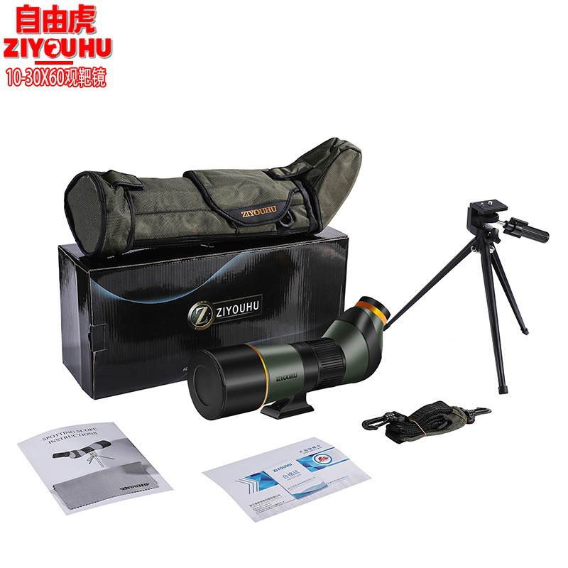 The Free Tiger Chasing Xingyuan ED20-60X80 series is a large-aperture single-tube high-magnification high-definition low-light night vision bird-watching lens Item Picture