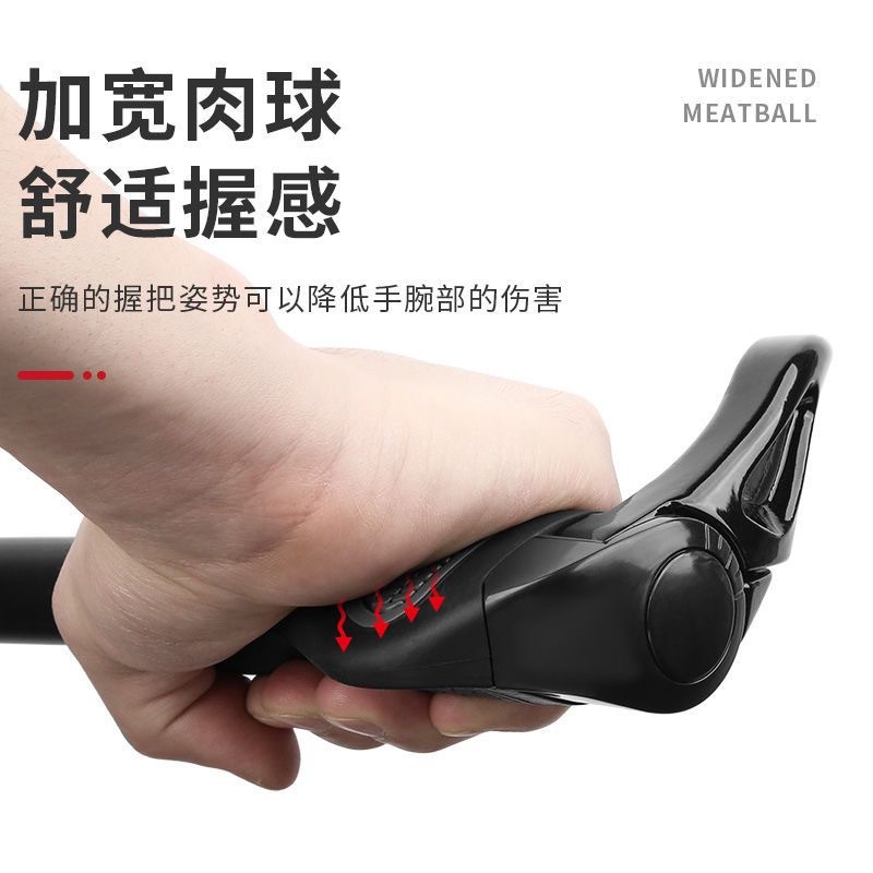 Universal rubber and silicone rubber handlebar covers for bicycles, mountain bike sub-handlebar gloves for cattle and sheep horns, bicycle handlebar cover accessories details Picture