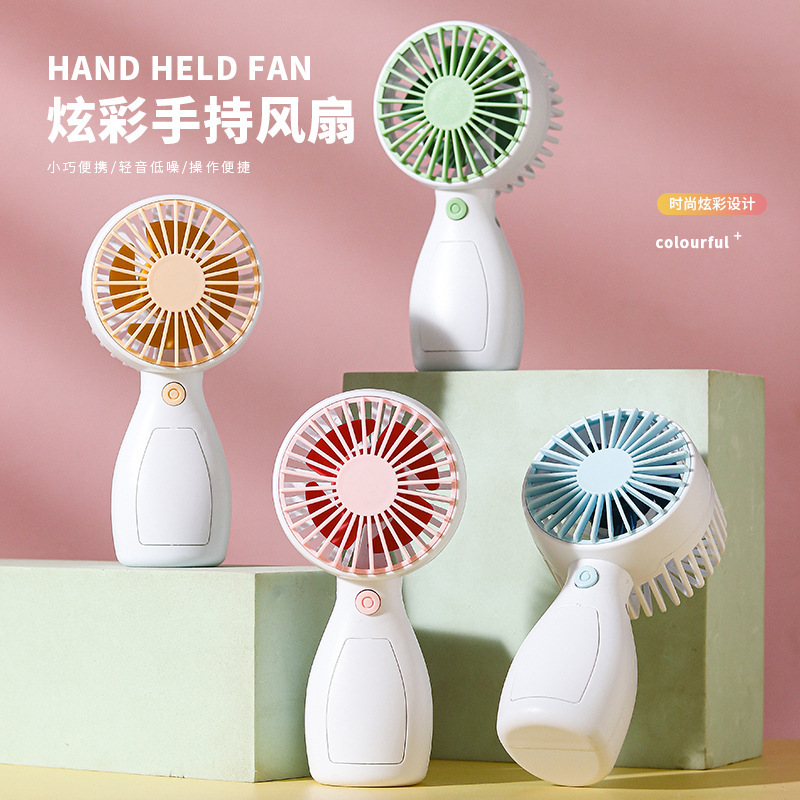 夏天手持风扇 usb充电小风扇 便携迷你宿舍桌面静音礼品地推批发
