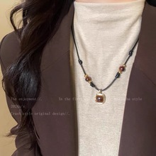 韩系彩虹串珠多巴胺彩色猫手机挂链少女心可爱甜美气质百搭挂件详情9