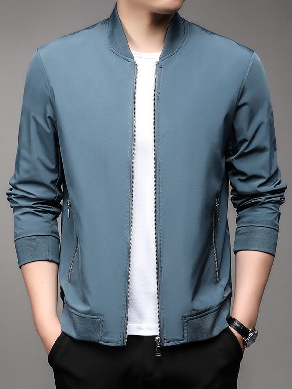 Wholesale of trendy men's long-sleeved loose jackets, outerwear and baseball collars for young men in the autumn of 2023 Application Scenario