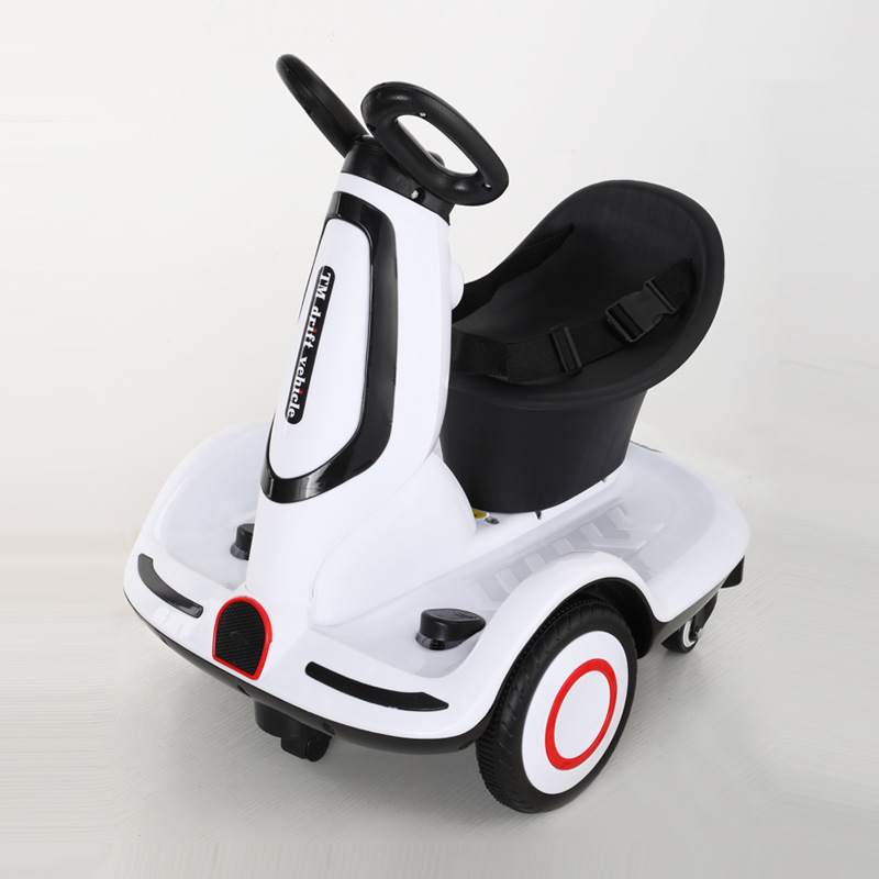 新款儿童电动摩托车充电双驱平衡车代发四轮可坐人遥控漂移旋转车详情图5