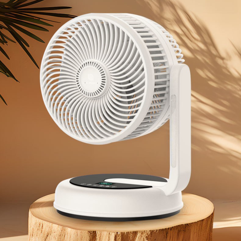 出口桌面循环扇小型插头风扇静音办公室厨房长续航电风扇大风量