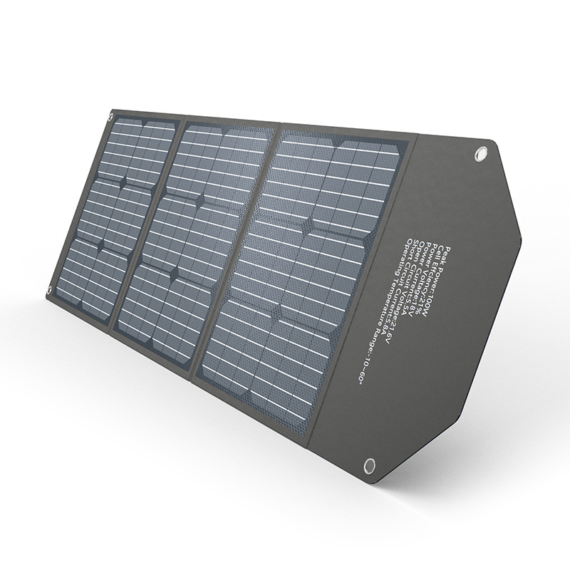 100W太阳/光伏板单晶硅/折叠式露营自细节图