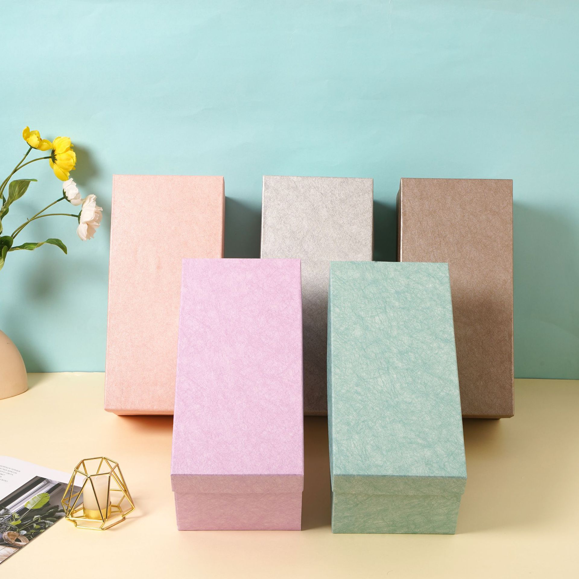 鲜花包装实物图