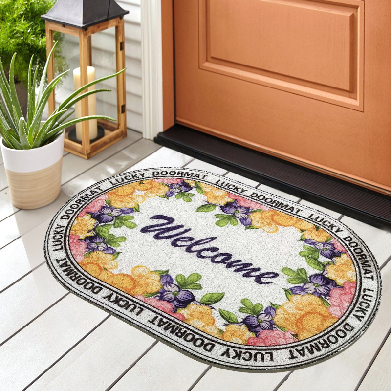 奥途刮沙除尘PVC丝圈入户地毯防滑蹭脚耐用进门地垫欧式DOOR MAT