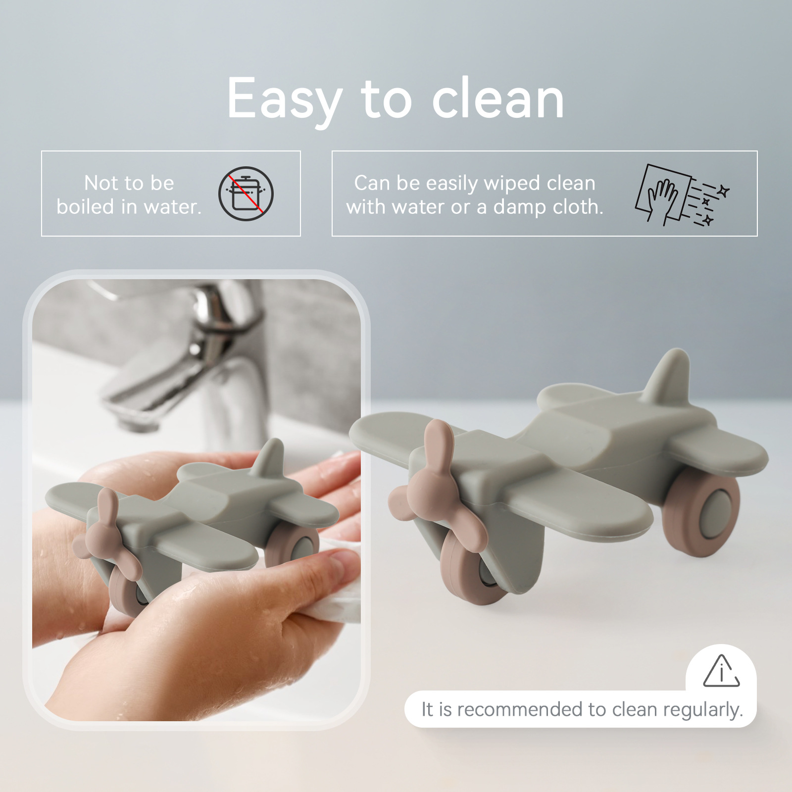 A new type of silicone toy car for infants and toddlers made of silicone material, featuring a gripping inertial hand-pushed car model Application Scenario