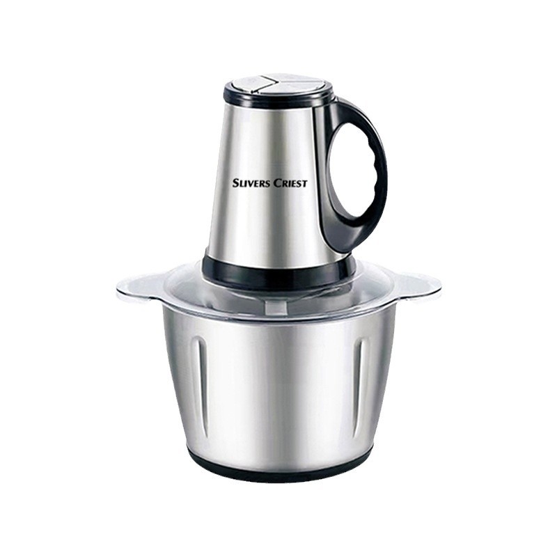 Foreign Trade 3L Meat Grinder, Electric Vegetable And Meat, Electric Kitchen Knife, Stainless Steel Bowl, Electric Food Processing Machine Item Picture