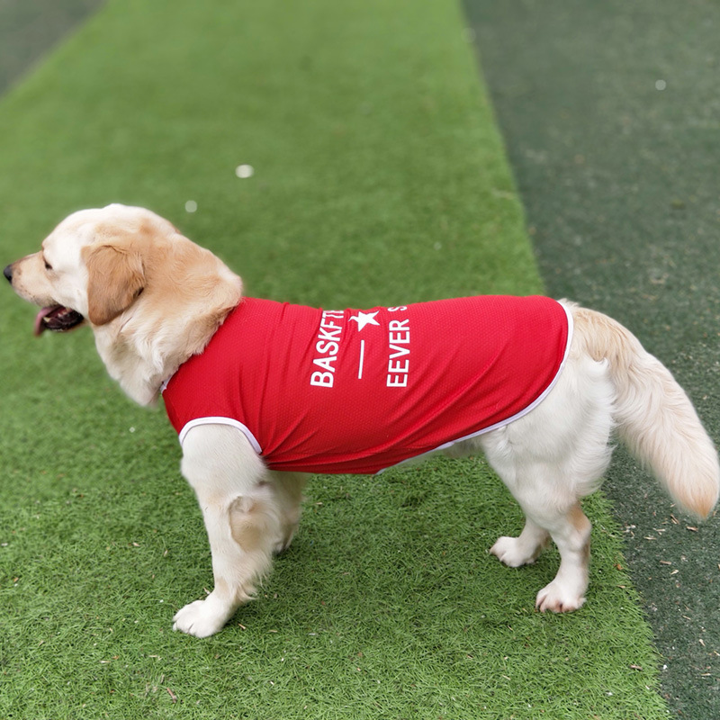 夏天大型犬狗狗衣服金毛衣服边牧拉布拉多萨摩耶大狗衣服薄款代发