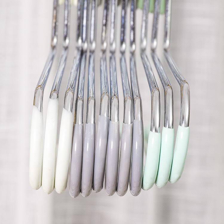 批发/浸胶不锈钢浸/Z型毛巾架2白底实物图