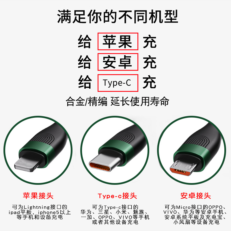 手机数据线实物图