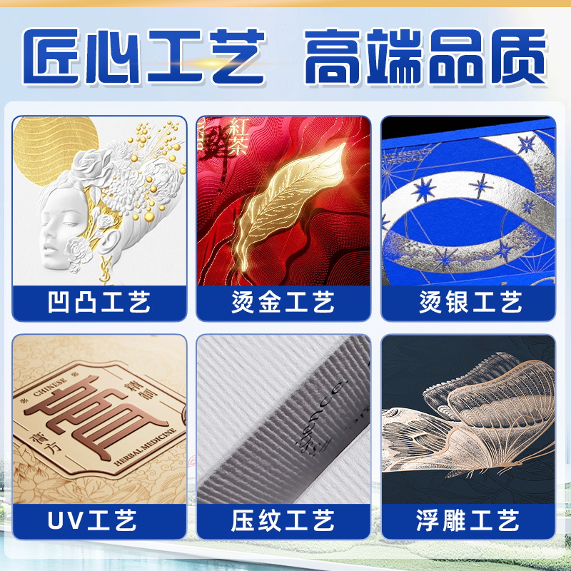 Customized packaging boxes, gift boxes, cosmetic top and bottom covers, gift boxes, flip covers, souvenirs, empty boxes, and printing customization details Picture