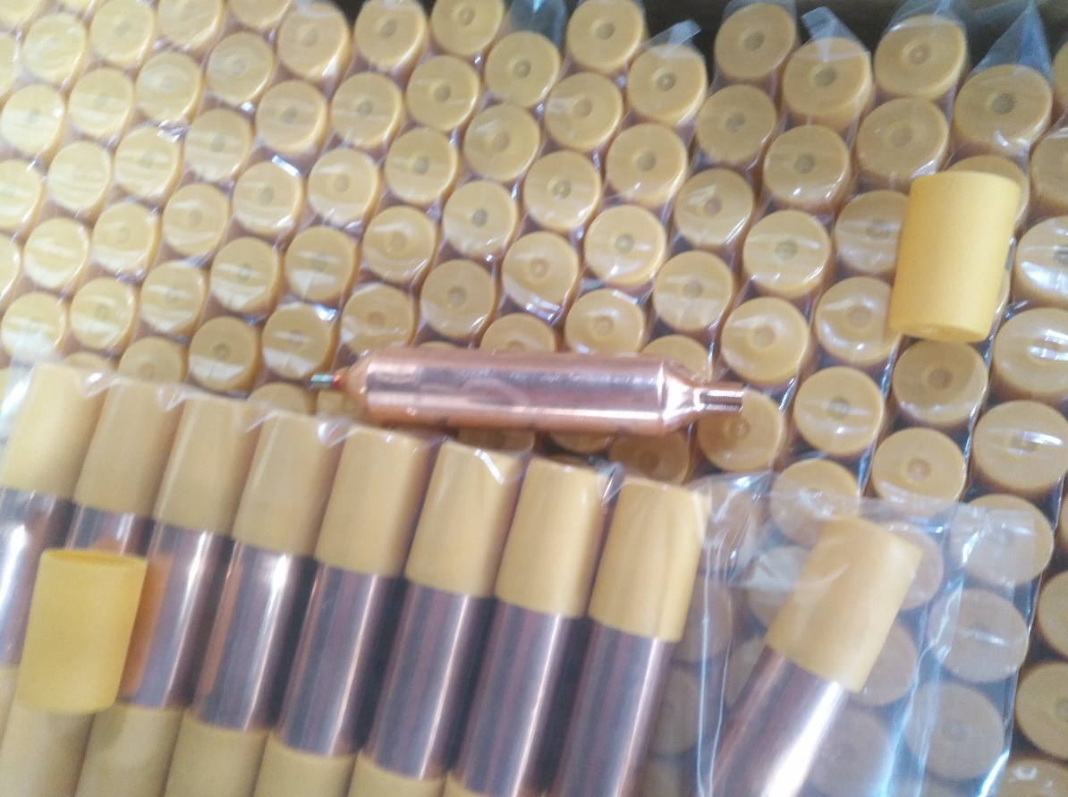 Molecular sieve 10g yellow cap single-mouth copper tube refrigerator/freezer drying filter Specification image