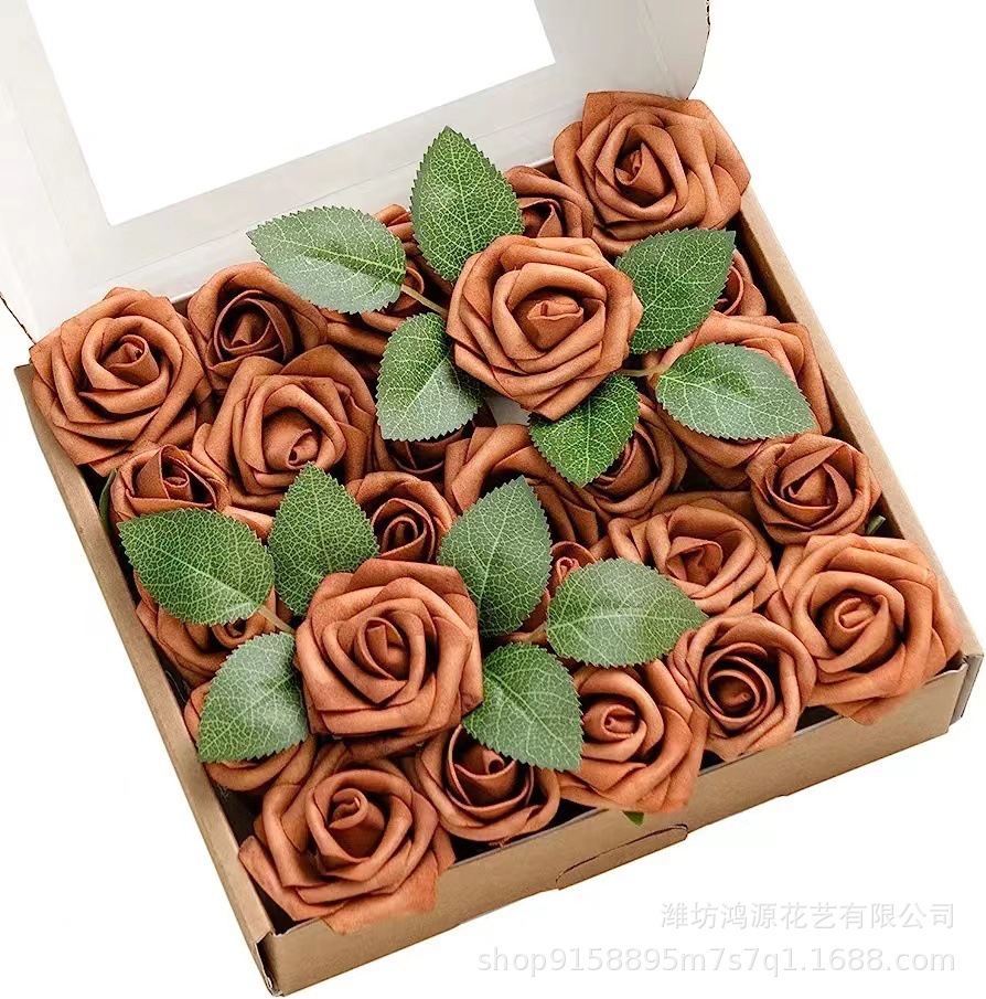 仿真花/永生花/多肉仿真花/假花/教师节白底实物图