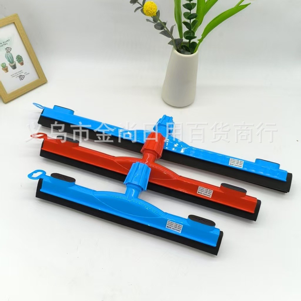 Plastic and rubber floor scraper, bathroom water scraper, water pusher, glass scraper, foam scraper strip, floor scraper head, glass scraper for household use Application Scenario
