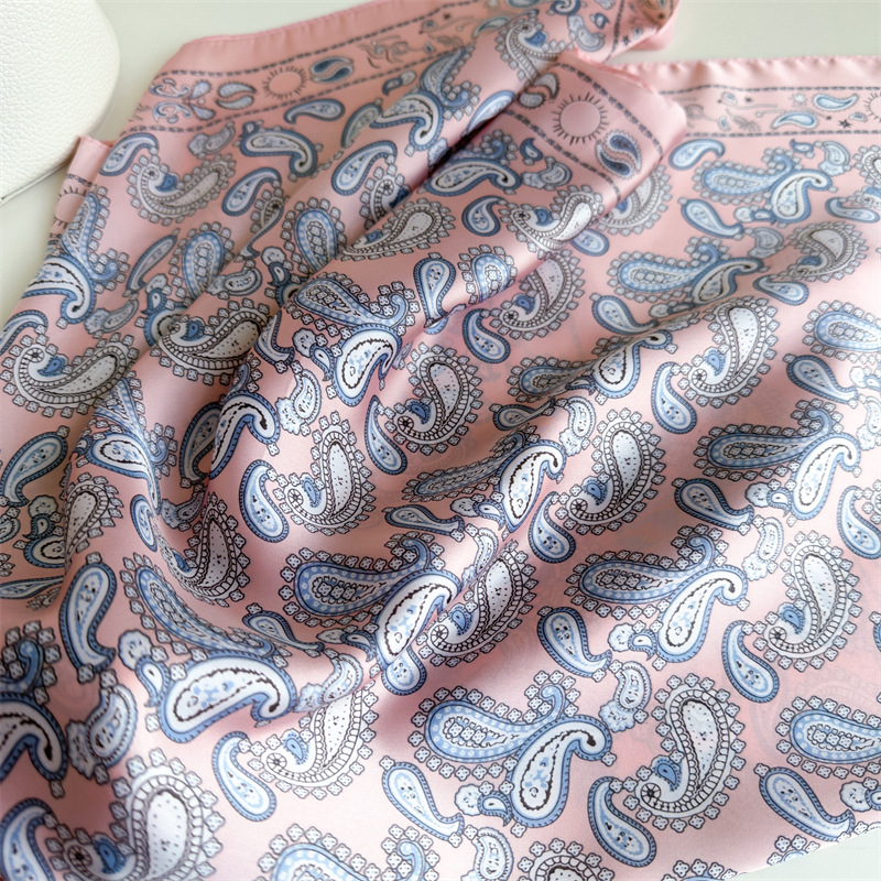 Simple Cashew Nut Butterfly Pattern Scarf Women's Spring/Summer Scarf Travel Sun Protection Shawls All Match Decorative Scarf Career Application Scenario