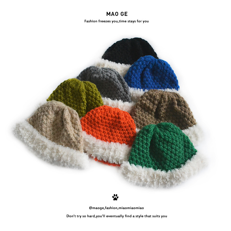 猫哥针织帽新产品图
